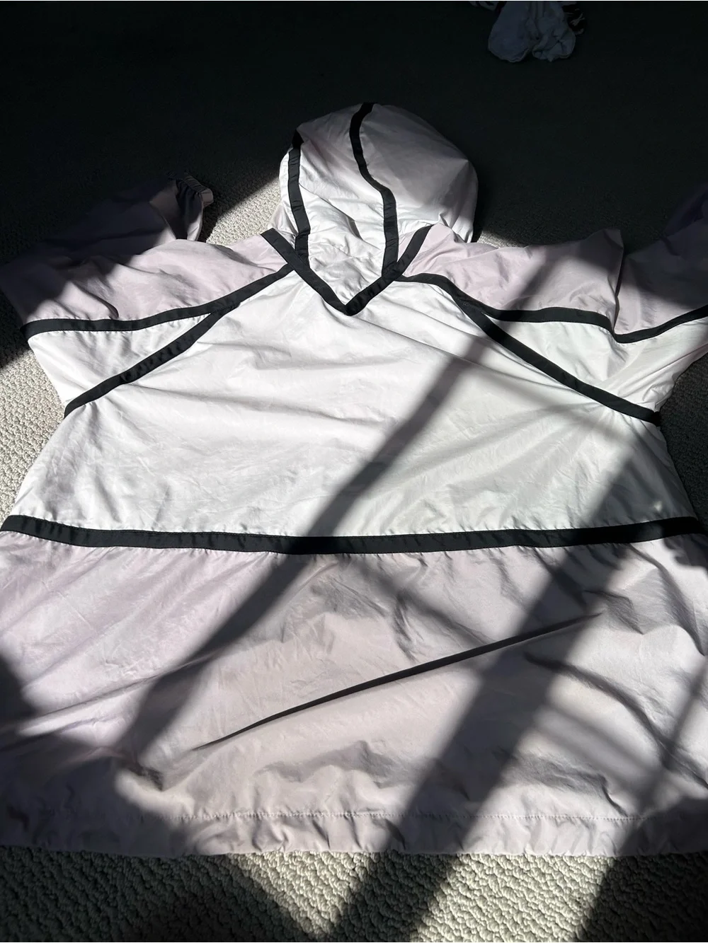 NWOT Free People Care FP Like The Wind Colorblock Jacket in Goal Post Combo - Picture 3 of 13